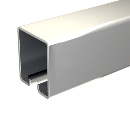 Stahl-Laufschiene 195 cm für Schiebetorbeschlag SLID'UP 1700-80, 30x35 mm, bis 80 kg je Tor, für hängende Tore, Industrietür - 2