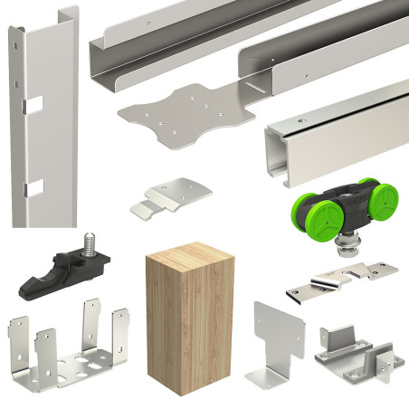 SLID'UP 2300 Schiebetür System für Trockenbau 73,5 cm - 1
