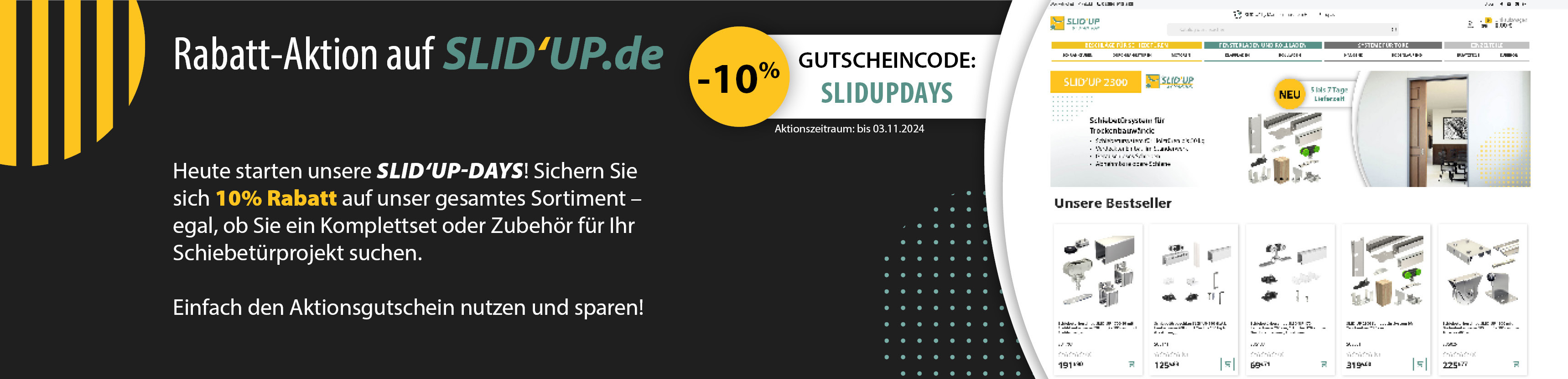 Sichern Sie sich 10% Rabatt auf unser gesamtes Sortiment