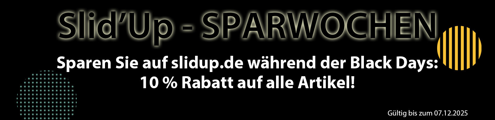 Sichern Sie sich mindestens 10% Rabatt auf unser gesamtes Sortiment